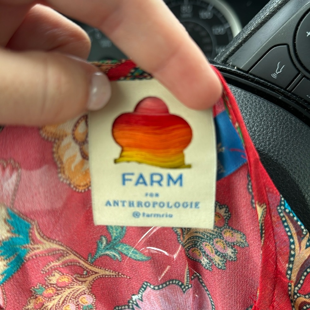 Farm for Anthropologie dress size medium. Never worn.